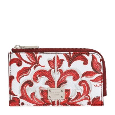 Dolce&Gabbana Leather Majolica Wallet - Image 5