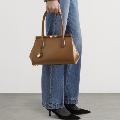 Dolce&Gabbana Leather Marlene Everyday Tote Bag - Image 2