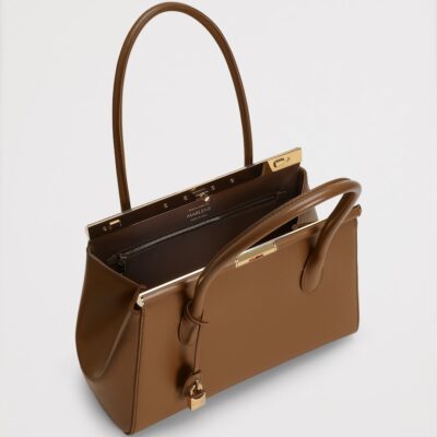 Dolce&Gabbana Leather Marlene Everyday Tote Bag - Image 4