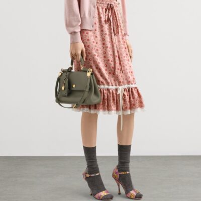 Dolce&Gabbana Leather My Sicily Top-Handle Bag - Image 2
