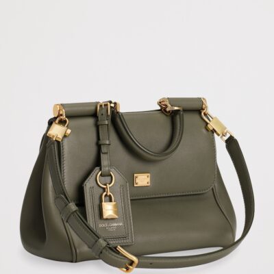Dolce&Gabbana Leather My Sicily Top-Handle Bag - Image 5