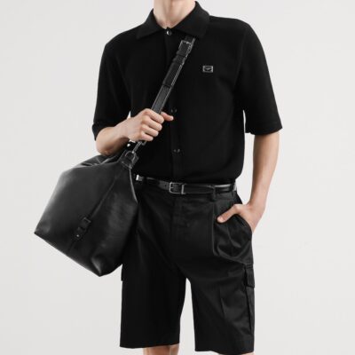 Dolce&Gabbana Leather Roma Holdall - Image 2