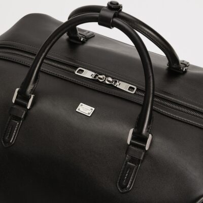 Dolce&Gabbana Leather Roma Holdall - Image 5