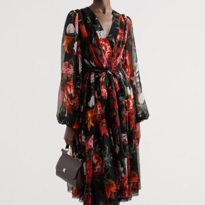 Dolce&Gabbana Leather Sicily Top-Handle Bag - Image 2