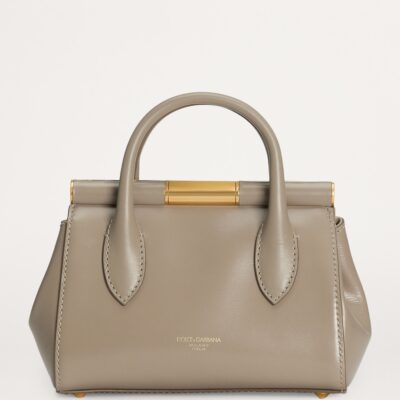 Dolce&Gabbana Leather Top-Handle Bag - Image 3