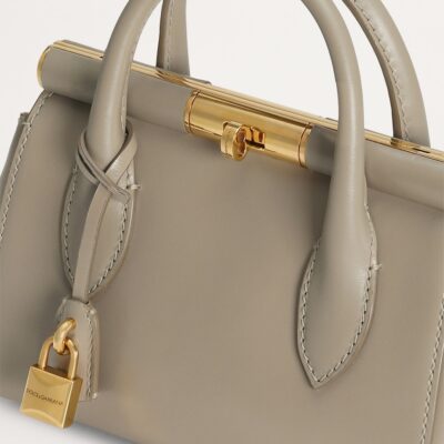 Dolce&Gabbana Leather Top-Handle Bag - Image 5