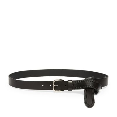 Dolce&Gabbana Leather Woven Belt - Image 5