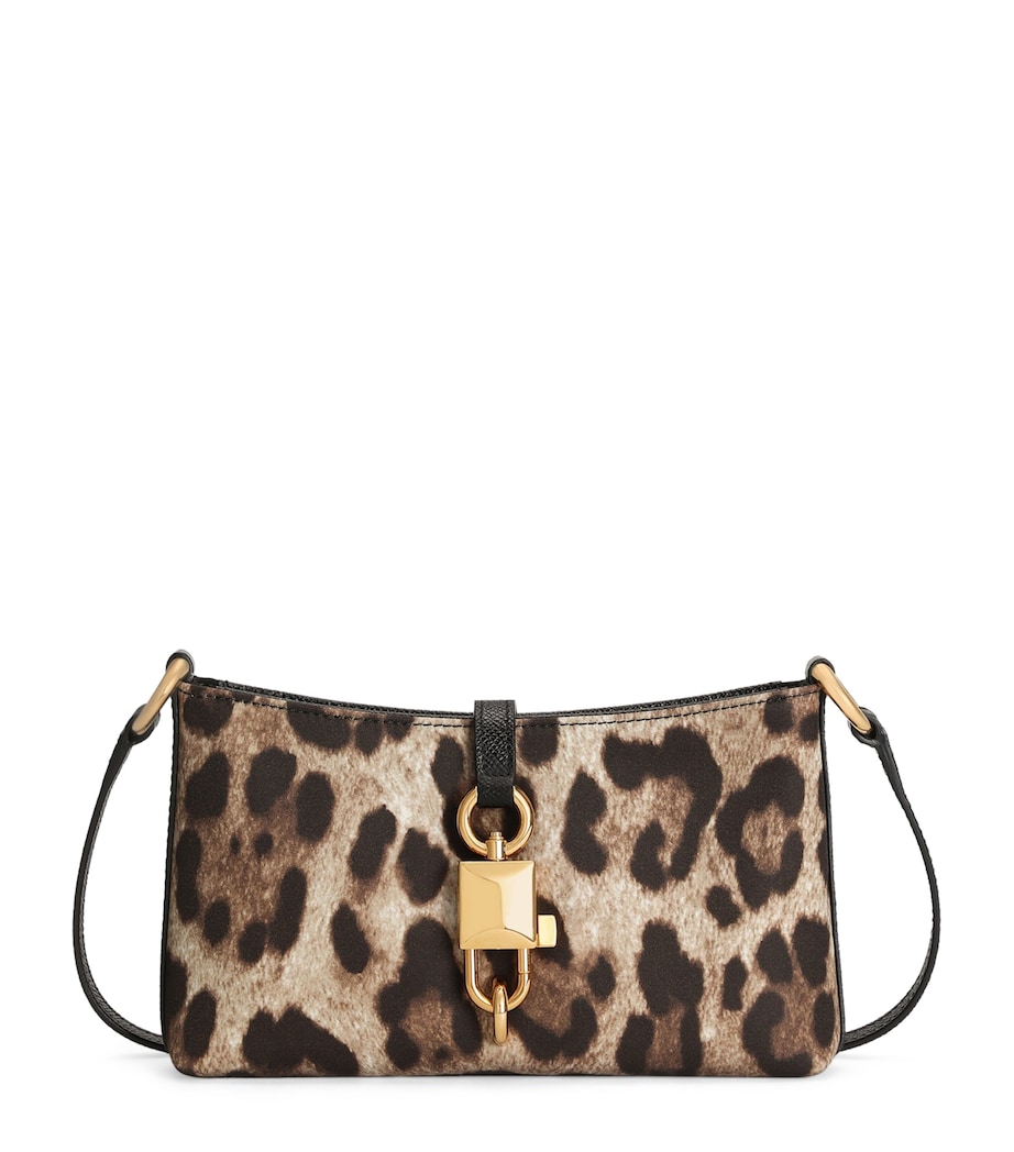 Dolce&Gabbana Leopard-Print Lock Shoulder Bag - Image 1