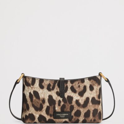Dolce&Gabbana Leopard-Print Lock Shoulder Bag - Image 4