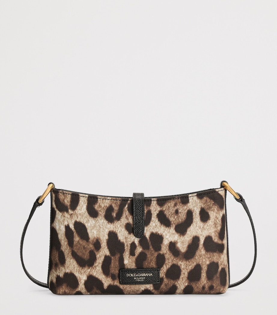 Dolce&Gabbana Leopard-Print Lock Shoulder Bag - Image 4