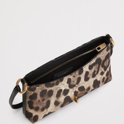 Dolce&Gabbana Leopard-Print Lock Shoulder Bag - Image 5
