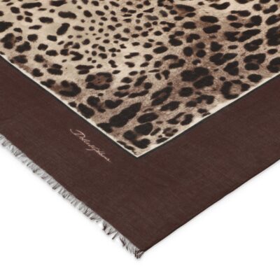 Dolce&Gabbana Leopard Print Stole - Image 2