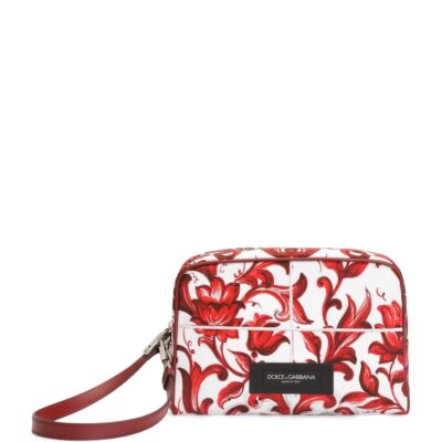 Dolce&Gabbana Majolica Print Messenger Bag - Image 1