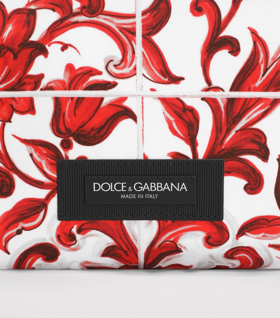 Dolce&Gabbana Majolica Print Messenger Bag - Image 3