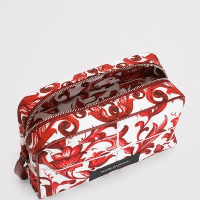 Dolce&Gabbana Majolica Print Messenger Bag - Image 4
