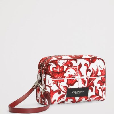 Dolce&Gabbana Majolica Print Messenger Bag - Image 5