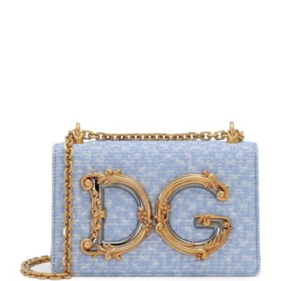 Dolce&Gabbana Medium Bouclé DG Girls Shoulder Bag - Image 1