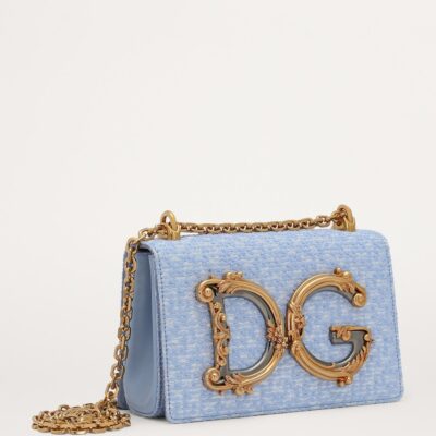 Dolce&Gabbana Medium Bouclé DG Girls Shoulder Bag - Image 2