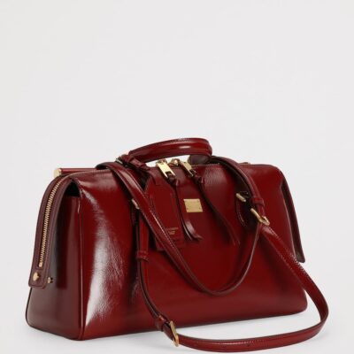 Dolce&Gabbana Medium Calfskin Vittoria Top-Handle Bag - Image 2