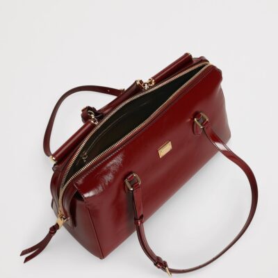 Dolce&Gabbana Medium Calfskin Vittoria Top-Handle Bag - Image 5