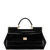 Dolce&Gabbana Medium Patent Sicily Top-Handle Bag - Image 1