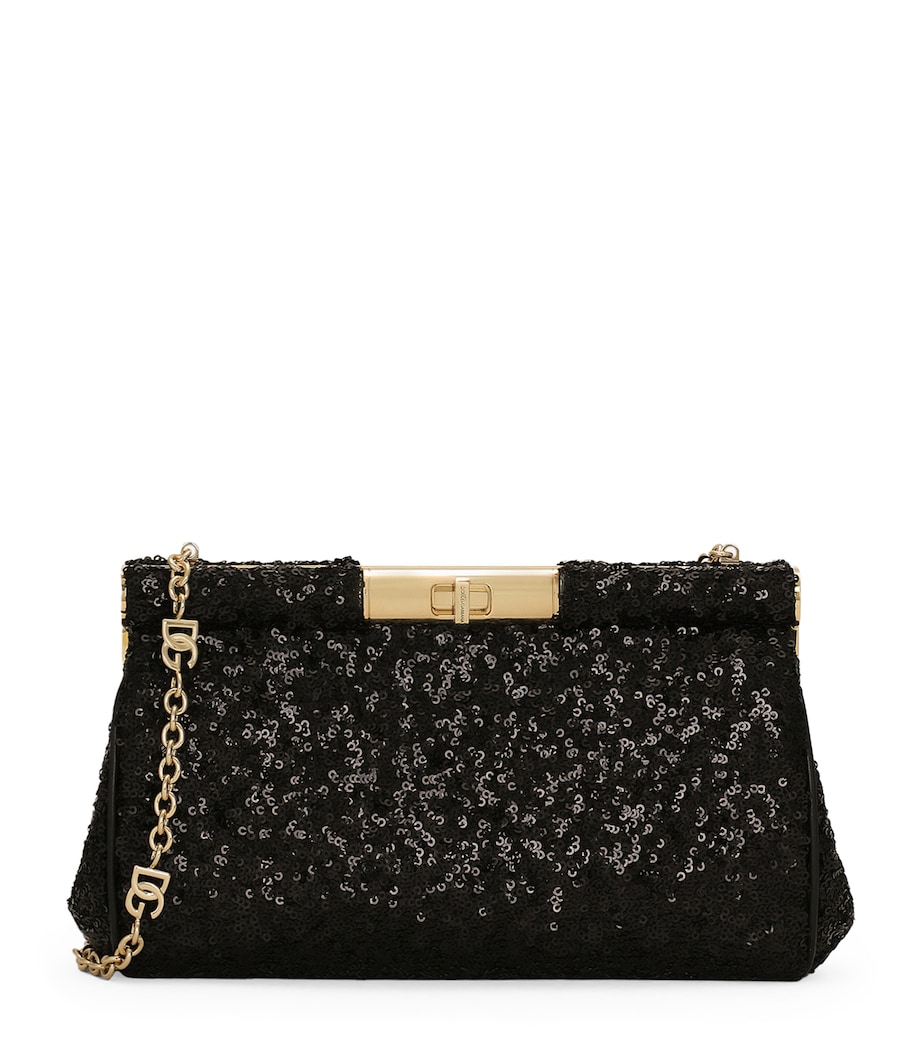 Dolce&Gabbana Medium Sequin-Detail Marlene Shoulder Bag - Image 1