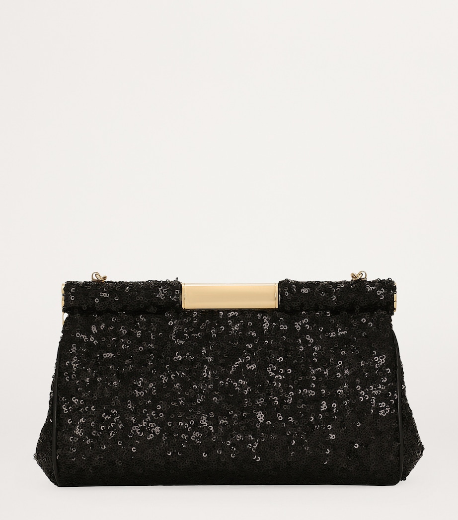 Dolce&Gabbana Medium Sequin-Detail Marlene Shoulder Bag - Image 3
