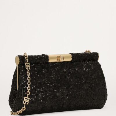 Dolce&Gabbana Medium Sequin-Detail Marlene Shoulder Bag - Image 5