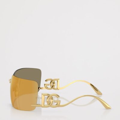 Dolce&Gabbana Metal Gold-Tone Sunglasses - Image 3