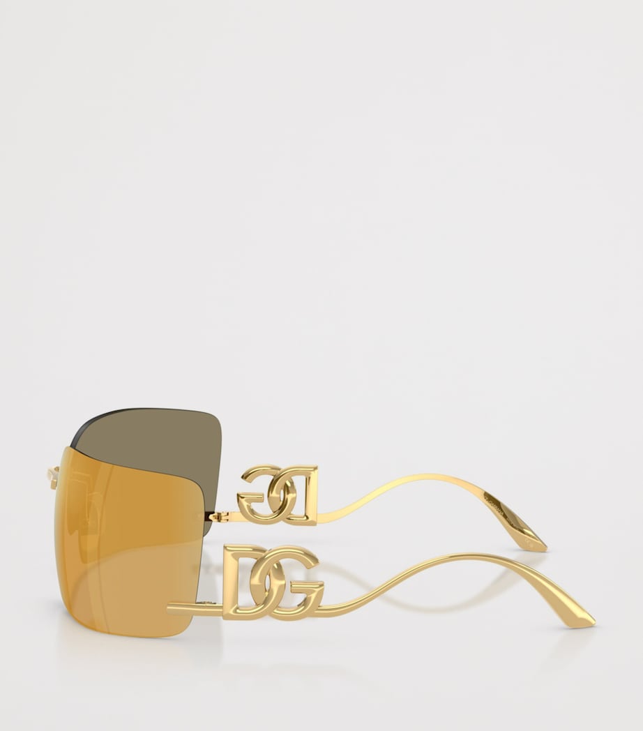 Dolce&Gabbana Metal Gold-Tone Sunglasses - Image 3
