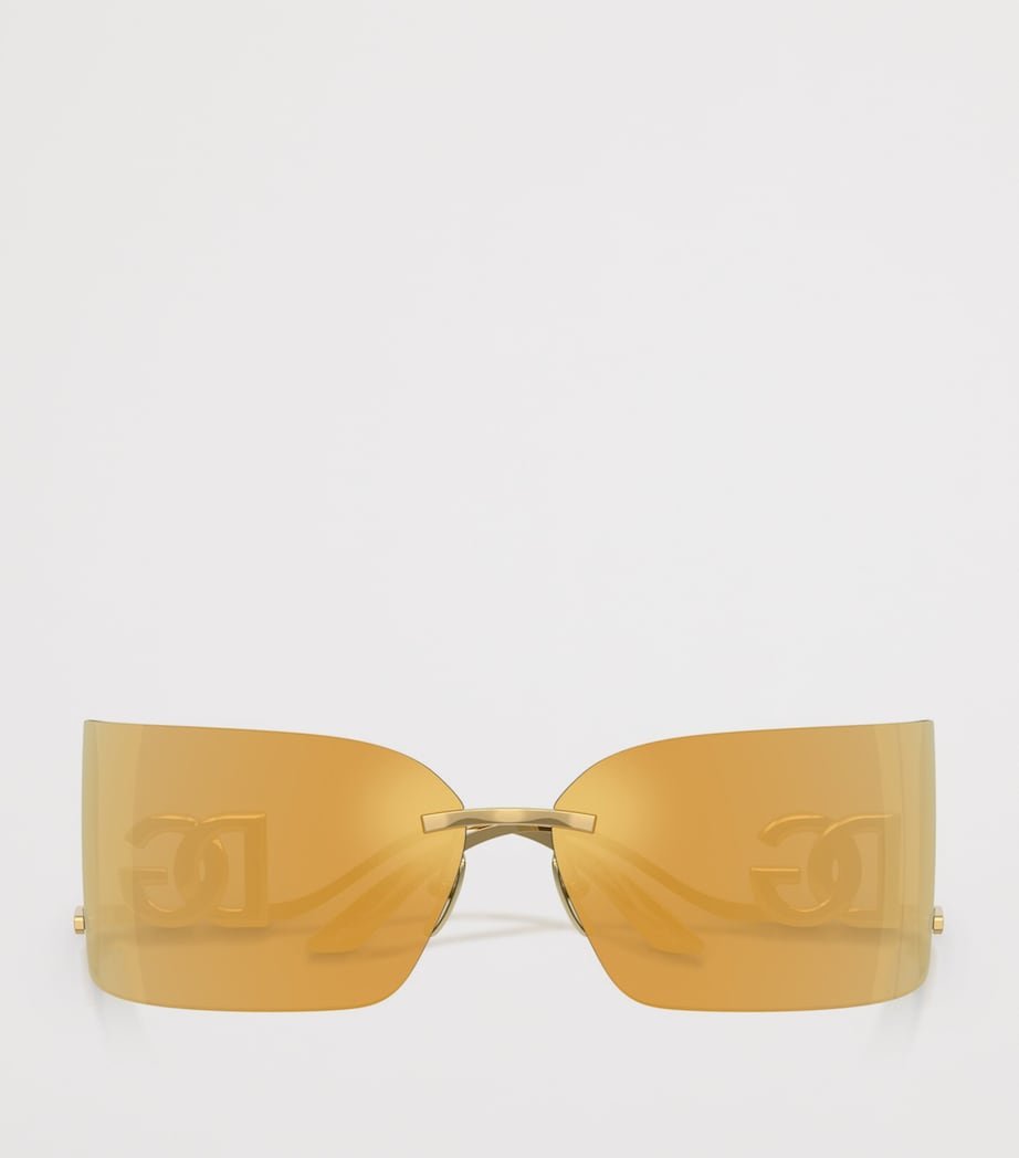 Dolce&Gabbana Metal Gold-Tone Sunglasses - Image 5