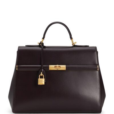 Dolce&Gabbana Palmellato Calfskin Marlene Top-Handle Bag - Image 1