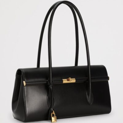 Dolce&Gabbana Palmellato Calfskin Marlene Shoulder Bag - Image 3