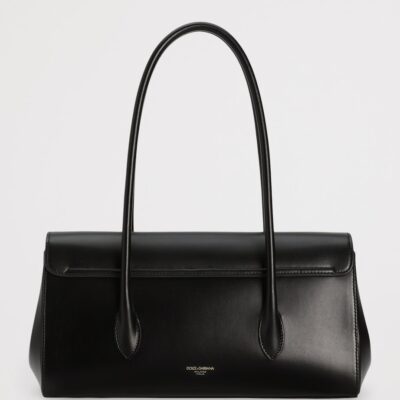 Dolce&Gabbana Palmellato Calfskin Marlene Shoulder Bag - Image 4