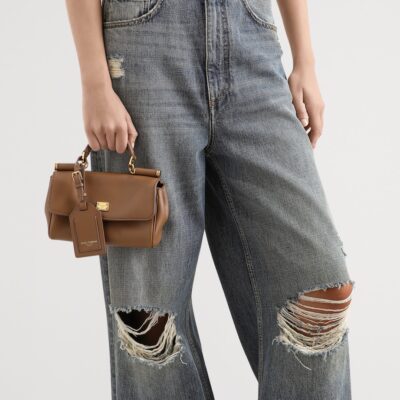 Dolce&Gabbana Plongé Calfskin My Sicily Cross-Body Bag - Image 2