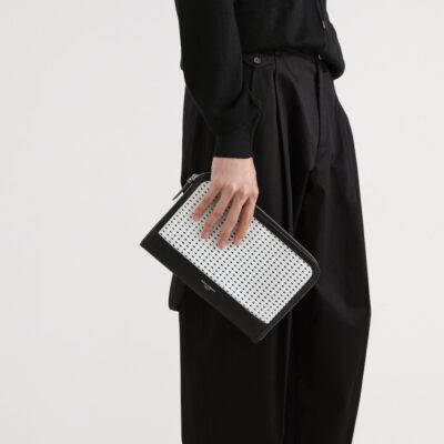 Dolce&Gabbana Plongé Calfskin Atene Pouch - Image 2