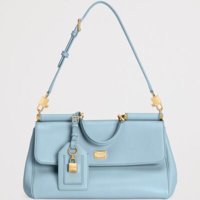 Dolce&Gabbana Plongé Calfskin My Sicily Top-Handle Bag - Image 3