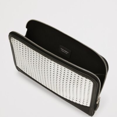 Dolce&Gabbana Plongé Calfskin Atene Pouch - Image 5