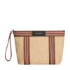 Dolce&Gabbana Raffia-Effect Wash Bag - Image 1