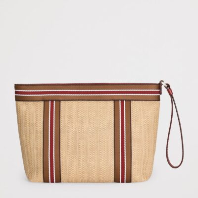 Dolce&Gabbana Raffia-Effect Wash Bag - Image 5