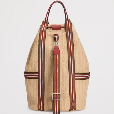 Dolce&Gabbana Raffia-Leather Essenza Backpack - Image 3