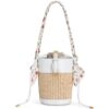 Dolce&Gabbana Raffia Capri Bucket Bag - Image 1