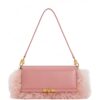 Dolce&Gabbana Shearling-Trim Marlene Shoulder Bag - Image 1