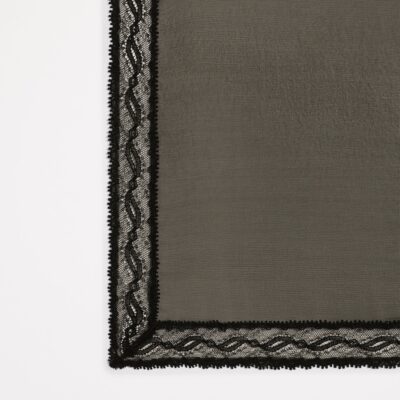 Dolce&Gabbana Silk-Blend Lace-Trim Scarf - Image 2