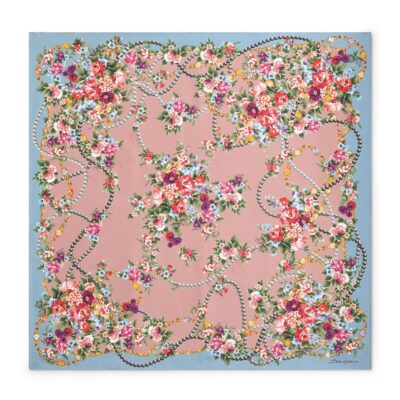 Dolce&Gabbana Silk Floral Foulard - Image 1