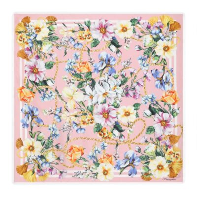Dolce&Gabbana Silk Floral Foulard - Image 3