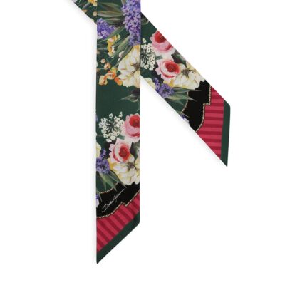 Dolce&Gabbana Silk Floral Print Scarf - Image 3