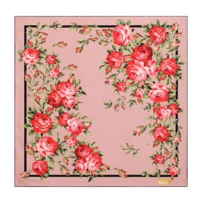 Dolce&Gabbana Silk Floral Print Foulard - Image 4