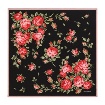 Dolce&Gabbana Silk Floral Scarf - Image 1