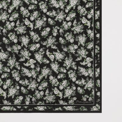 Dolce&Gabbana Silk Floral Square Scarf - Image 2
